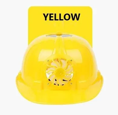 Solar Power Fan Helmet