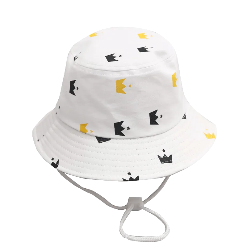 Summer Baby Sun Hat Children Outdoor Anti UV Protection Beach Caps Fishing Bucket Hats Kids Boy Girl Cartoon Fisherman Hat