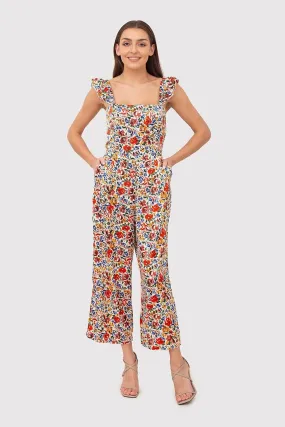 Sunshine Retreat Frill Jumpsuit