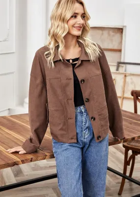 Suzy Suede Shirt Jacket