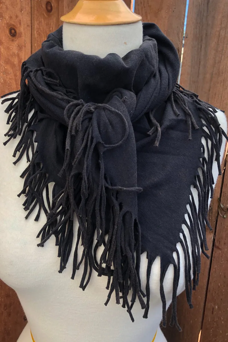 SWEET VIRTUES-Noble Cotton Jersey Hand Printed Bandana Scarf