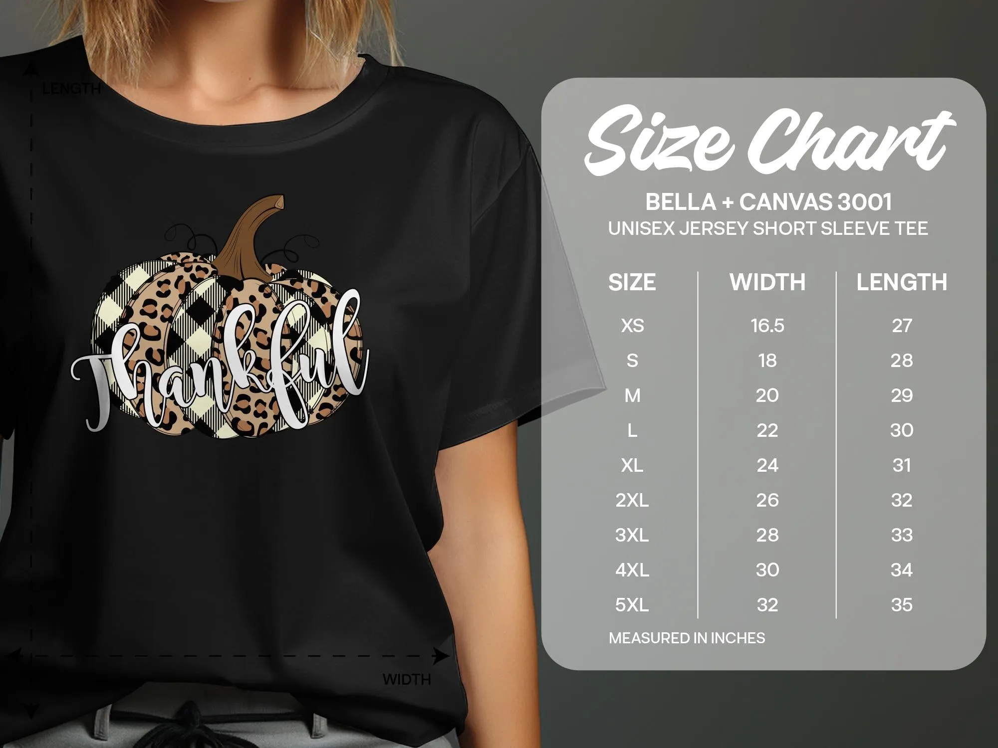 Thankful Cheetah Pumpkin Shirt, Tank, Sweatshirt & Matching Family Shirts. Perfect for a Fall or Thanksgiving Gift