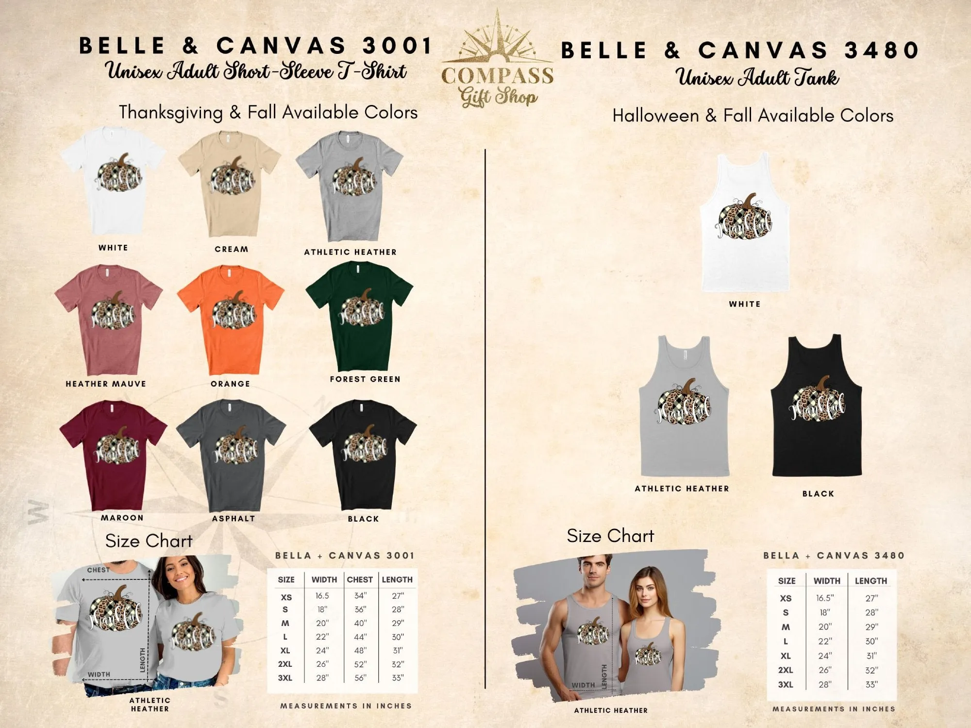 Thankful Cheetah Pumpkin Shirt, Tank, Sweatshirt & Matching Family Shirts. Perfect for a Fall or Thanksgiving Gift