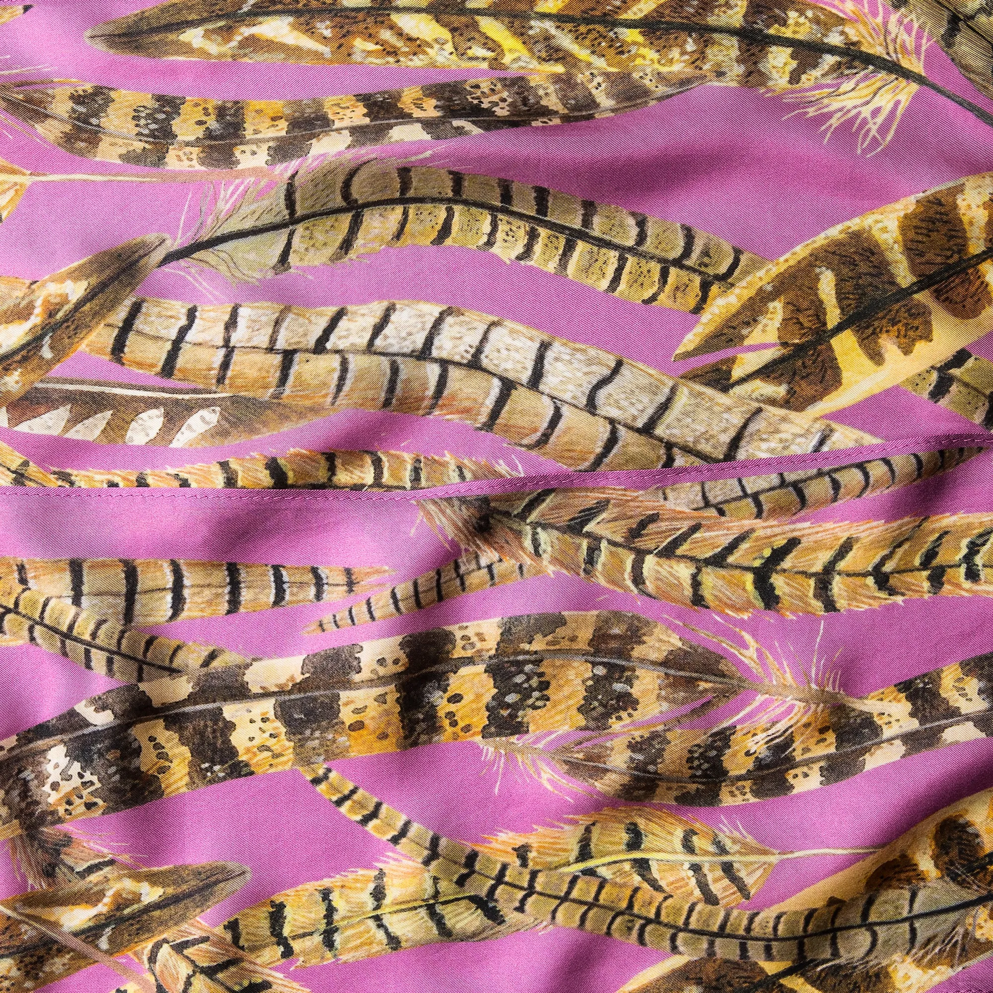 The Feather Skinny Scarf - Sainfoin Pink