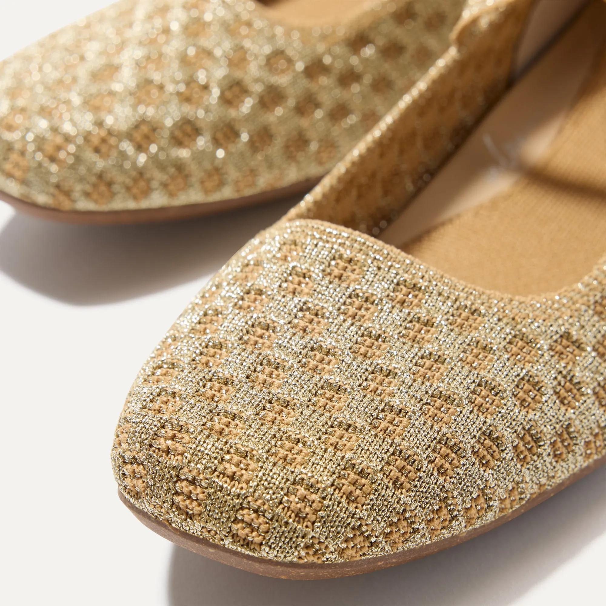 The Max Square Mary Jane - Golden Sun Basketweave