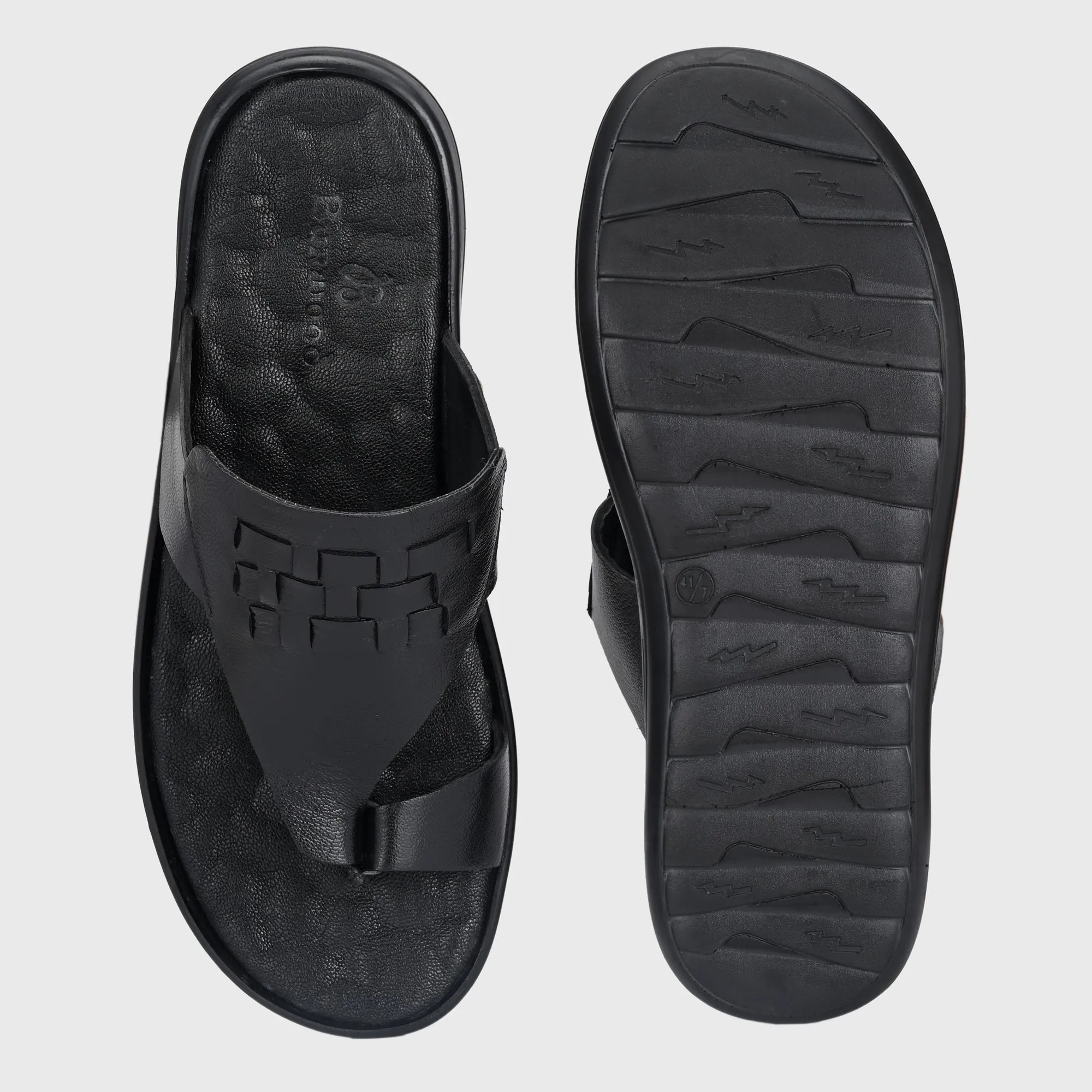 Timeless Elegance Leather Slippers for Men