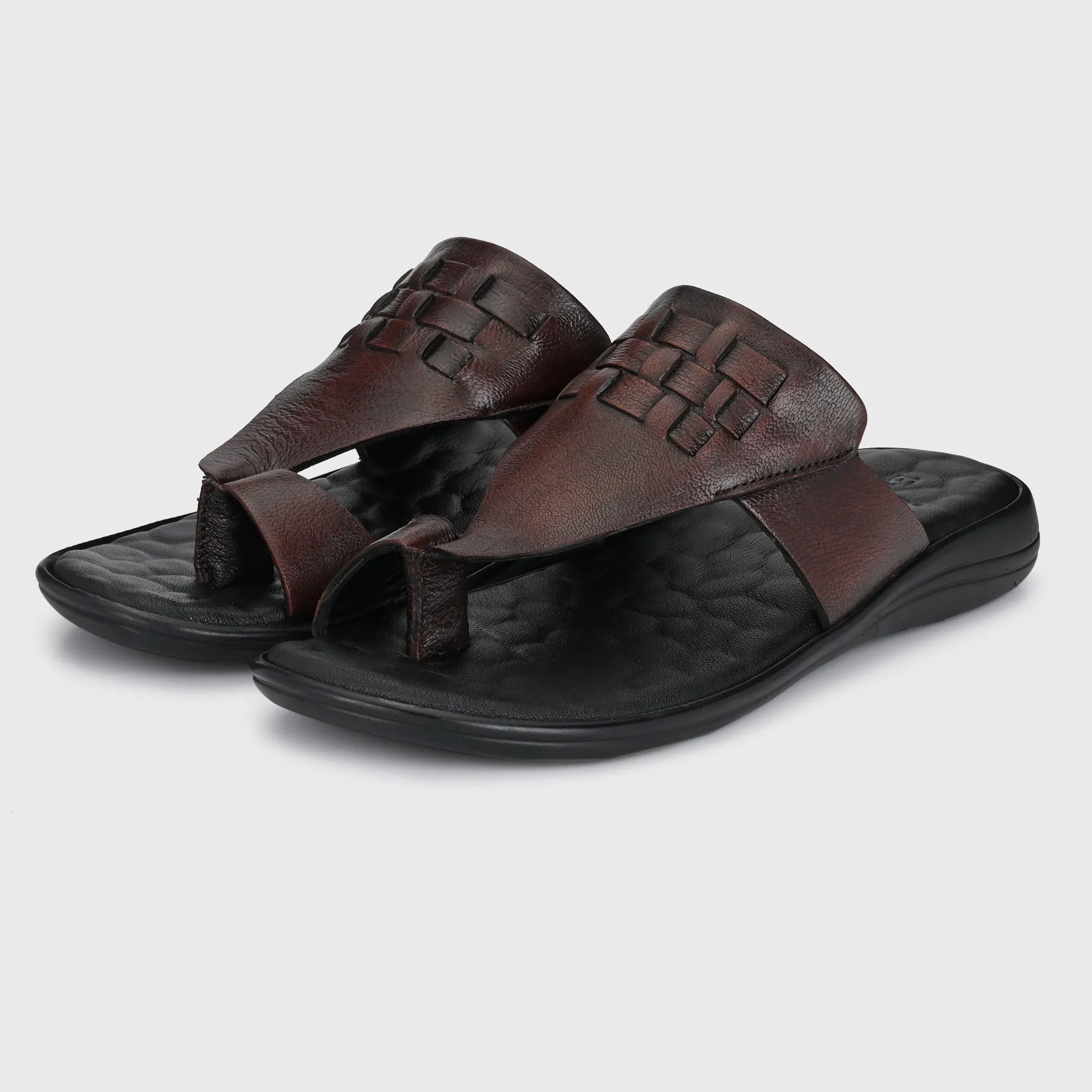 Timeless Elegance Leather Slippers for Men