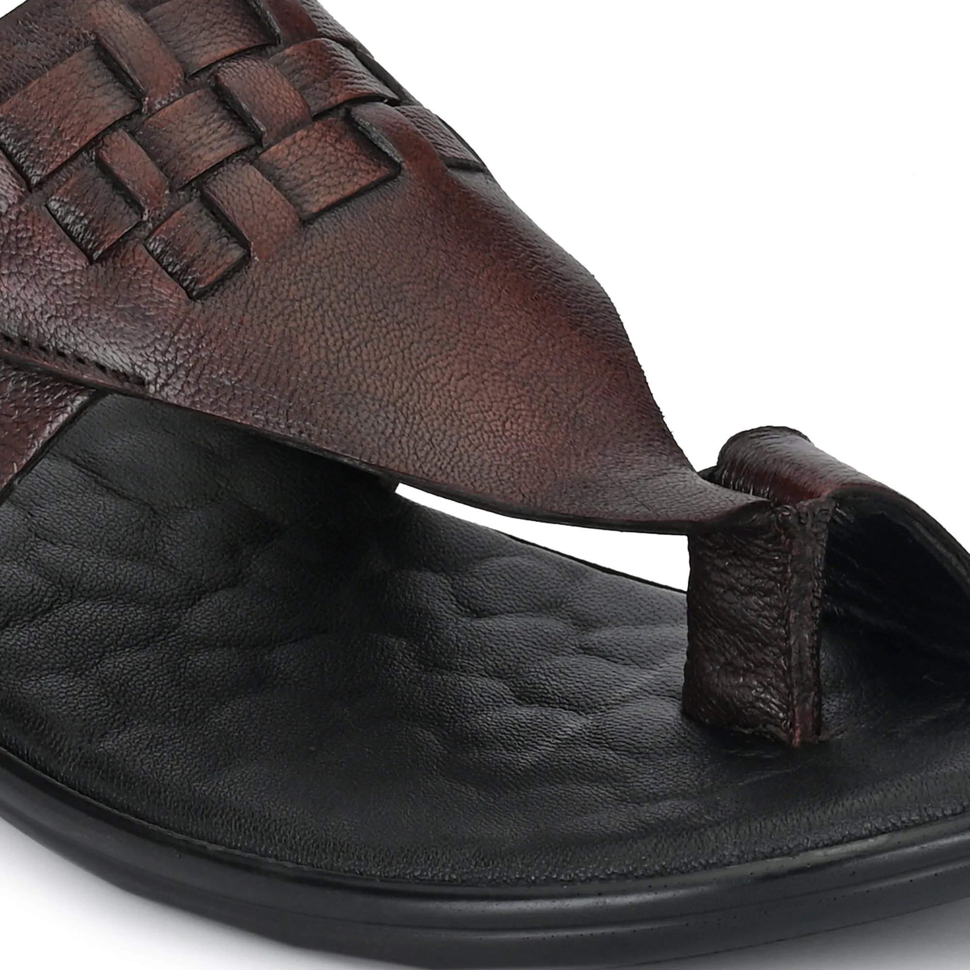 Timeless Elegance Leather Slippers for Men