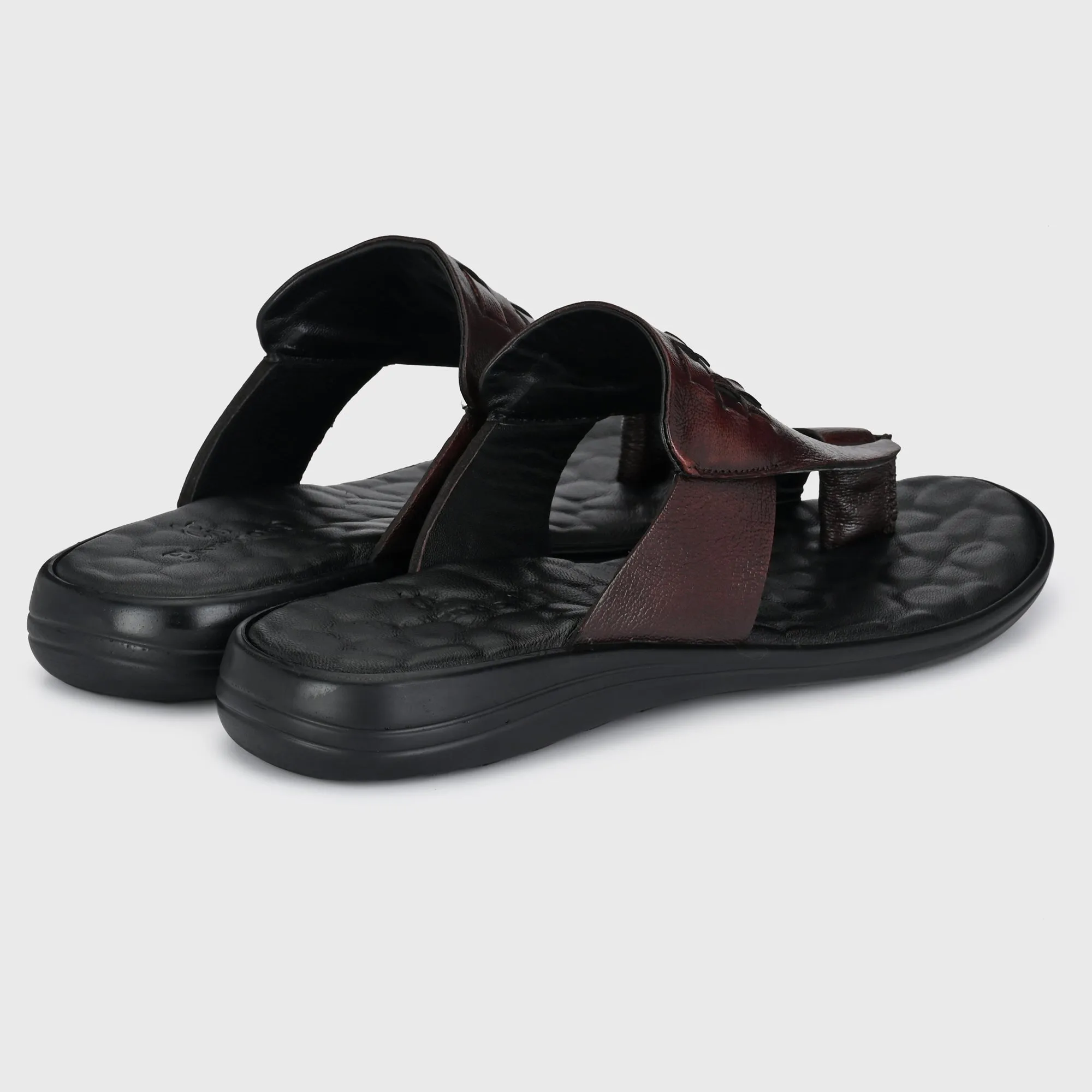 Timeless Elegance Leather Slippers for Men