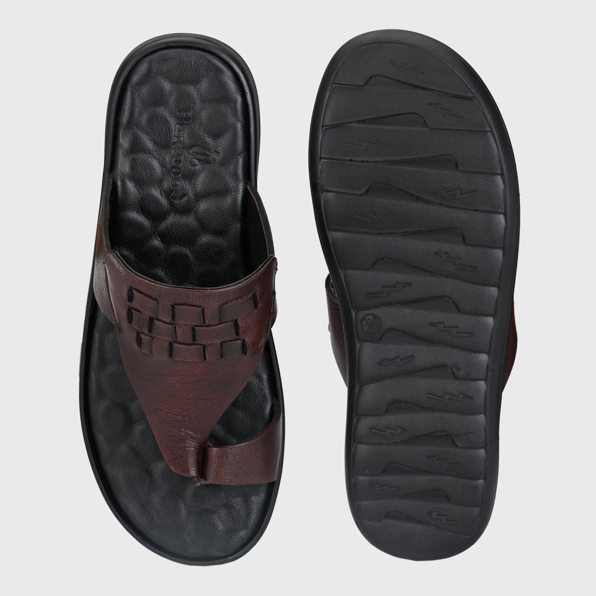 Timeless Elegance Leather Slippers for Men