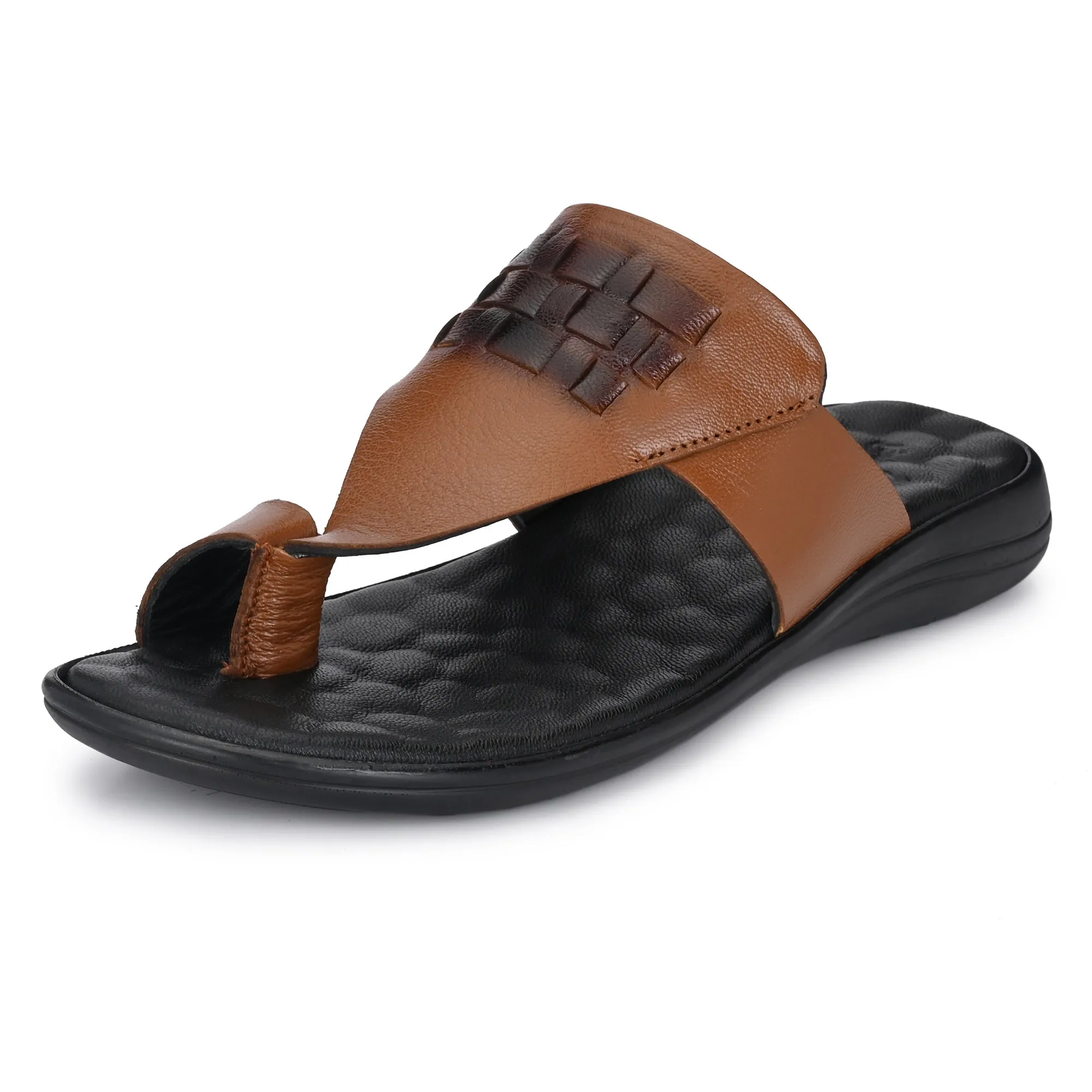 Timeless Elegance Leather Slippers for Men