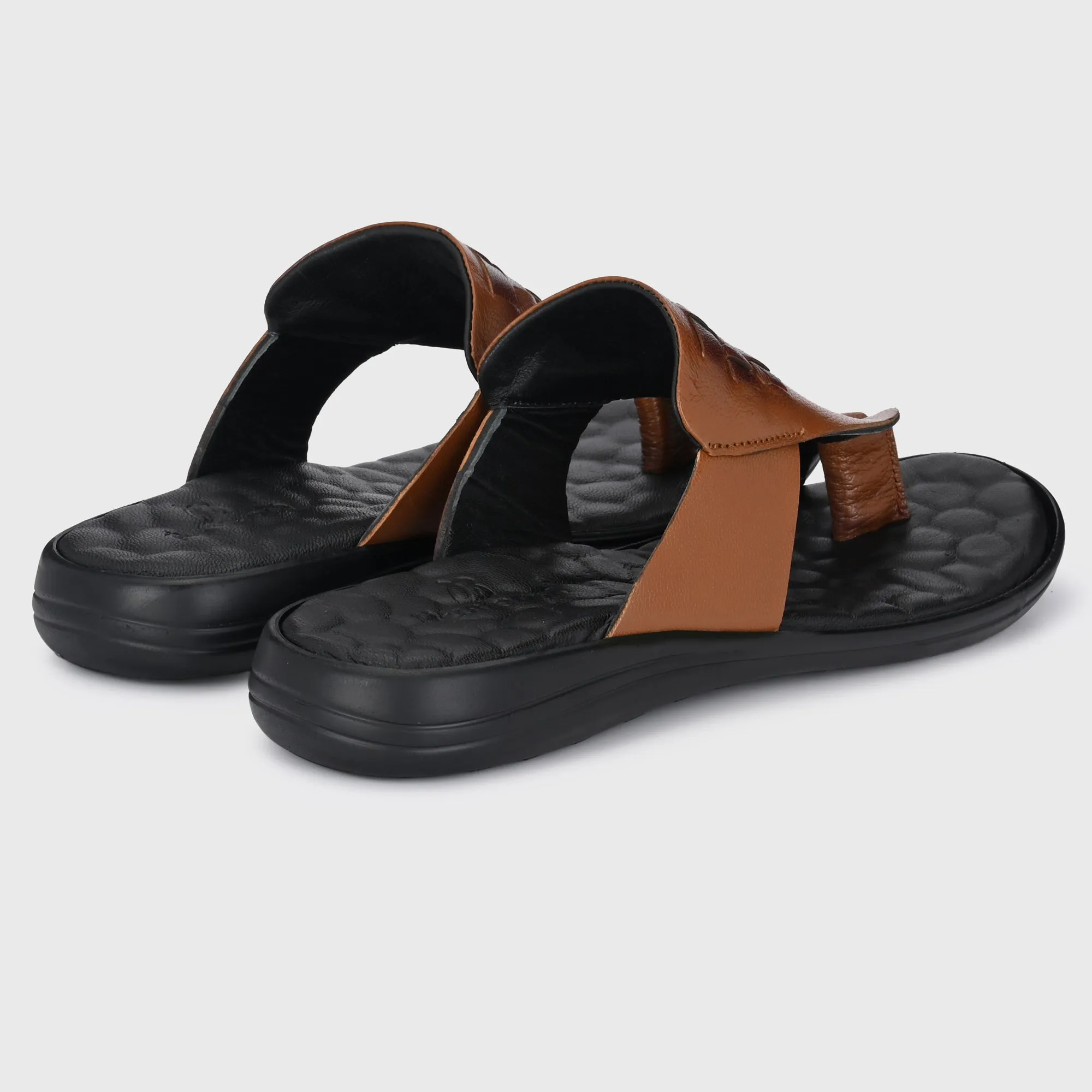 Timeless Elegance Leather Slippers for Men