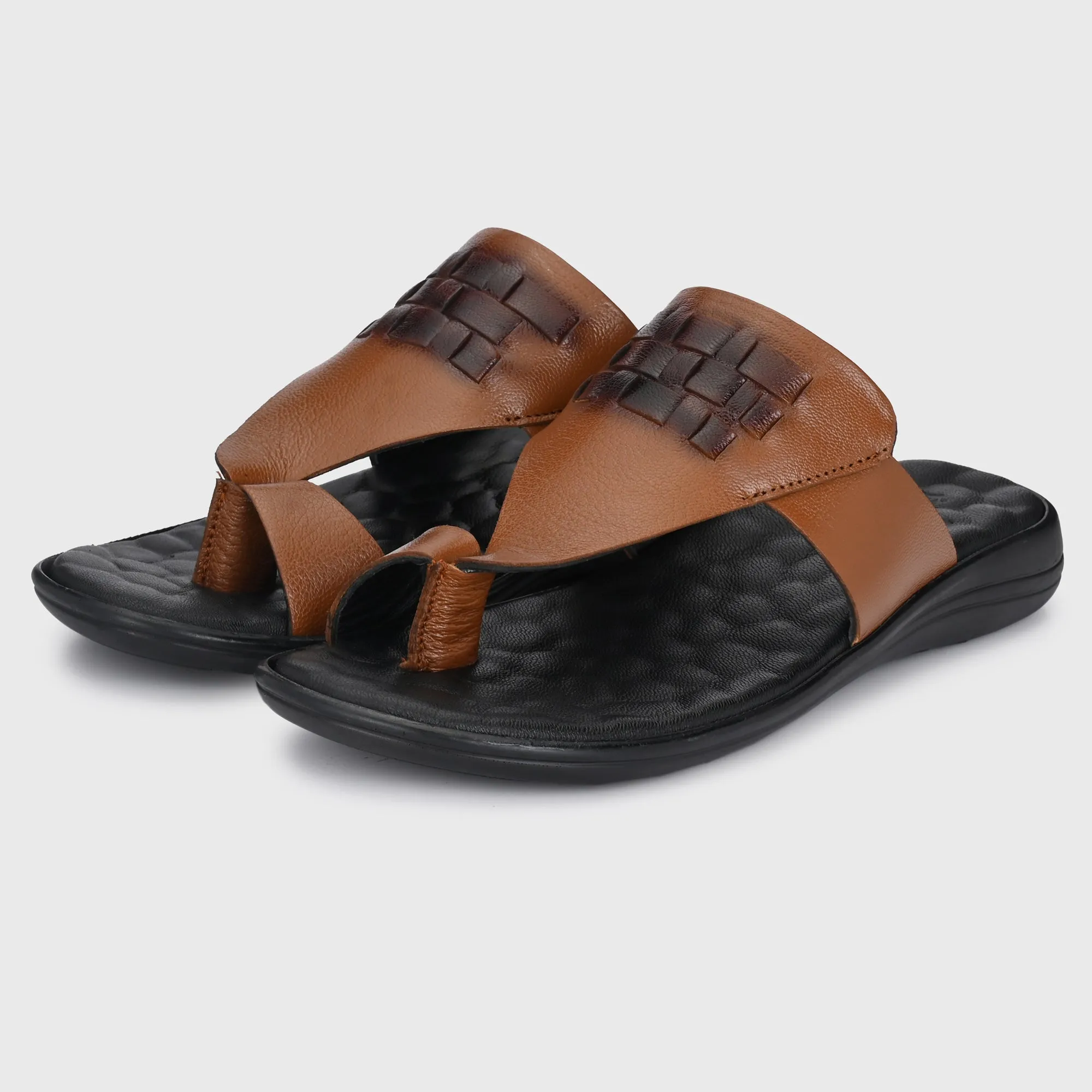 Timeless Elegance Leather Slippers for Men