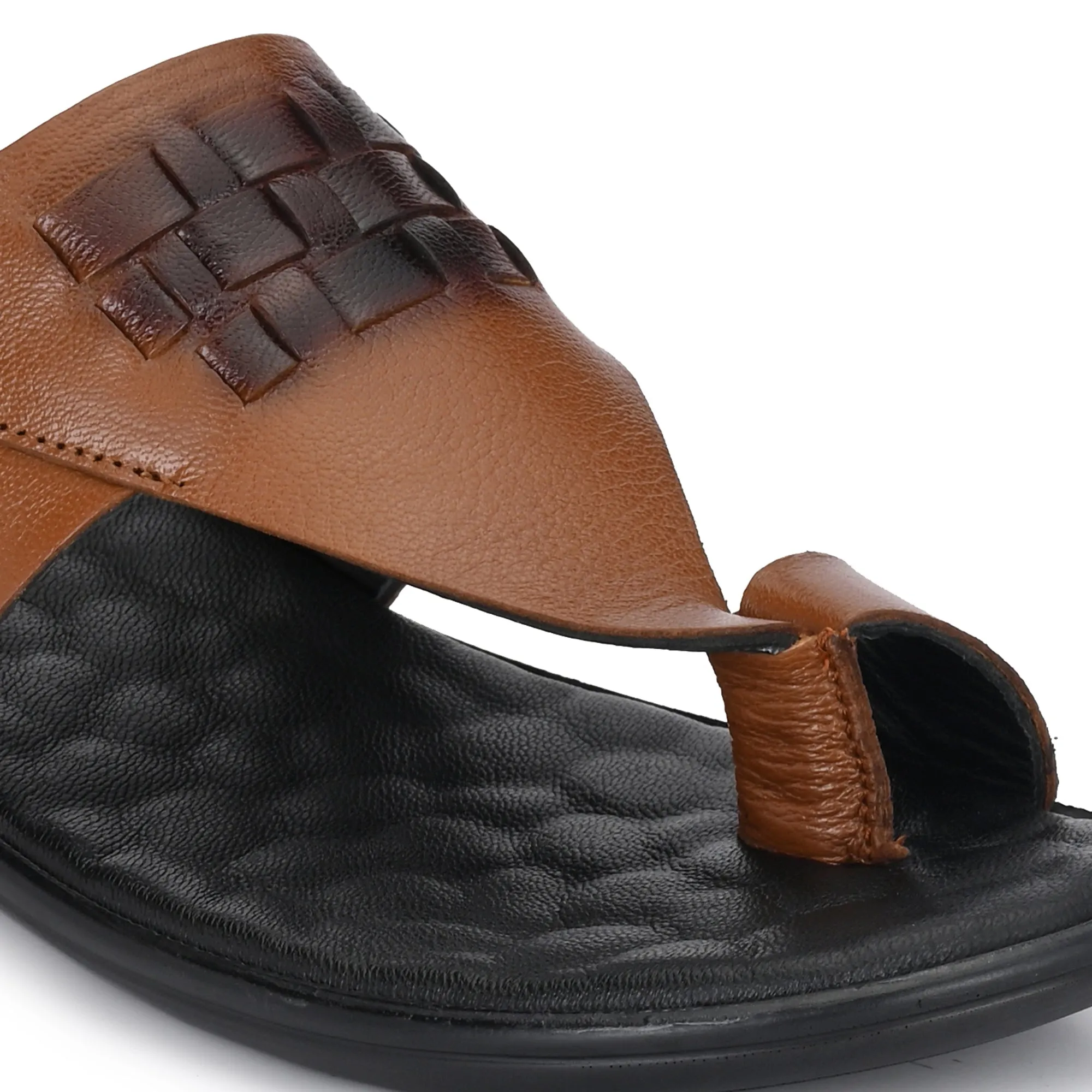 Timeless Elegance Leather Slippers for Men