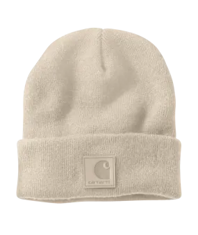 Tonal Patch Beanie - Oat Milk