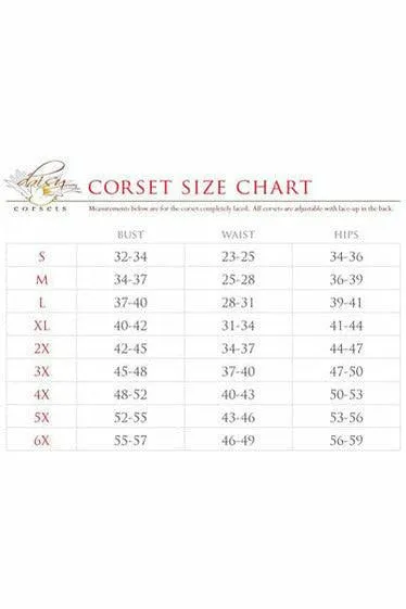 Top Drawer 4 PC Sequin Nurse Corset Costume