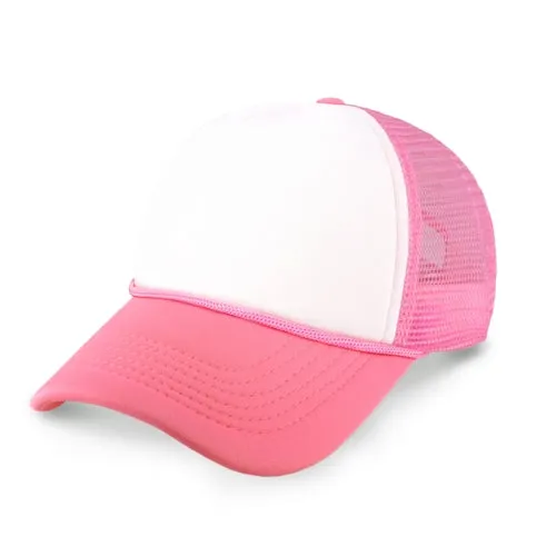 Two-Tone Mesh Trucker Hat