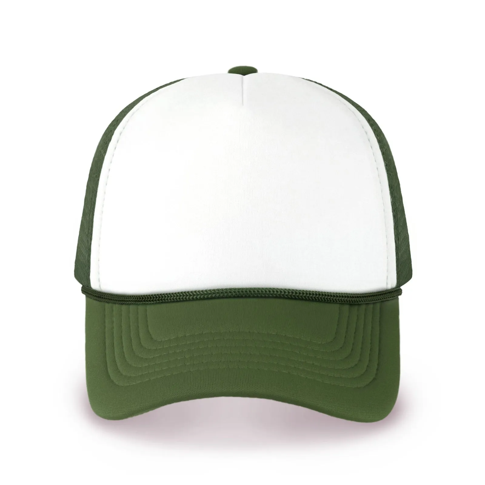 Two-Tone Mesh Trucker Hat