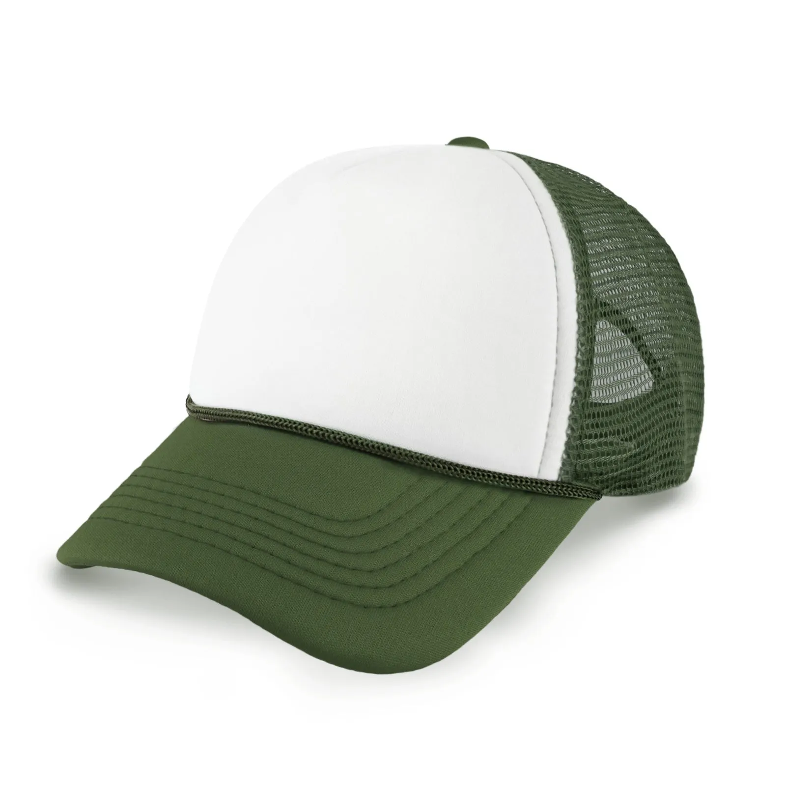 Two-Tone Mesh Trucker Hat