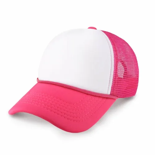 Two-Tone Mesh Trucker Hat
