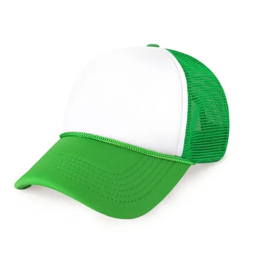 Two-Tone Mesh Trucker Hat