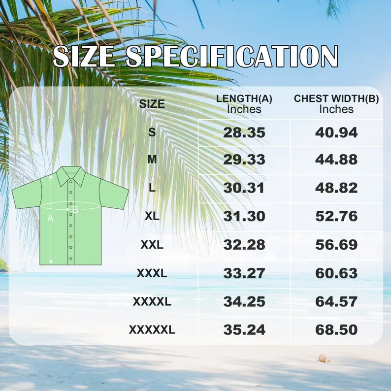Vacation Style Men's Hawaiian Shirts Custom with Face/Name/Logo Summer Shirts Team Personalized Photo Tropical Beach Party Shirts Birthday Gift
