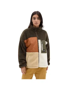 VANS Womens Vertex Mix Sherpa Jacket - Grape Leaf