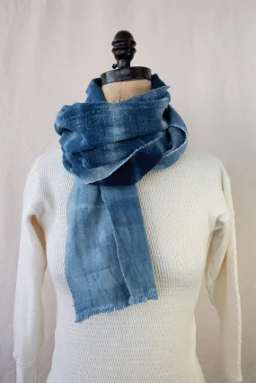 Vintage Indigo Dyed Scarf