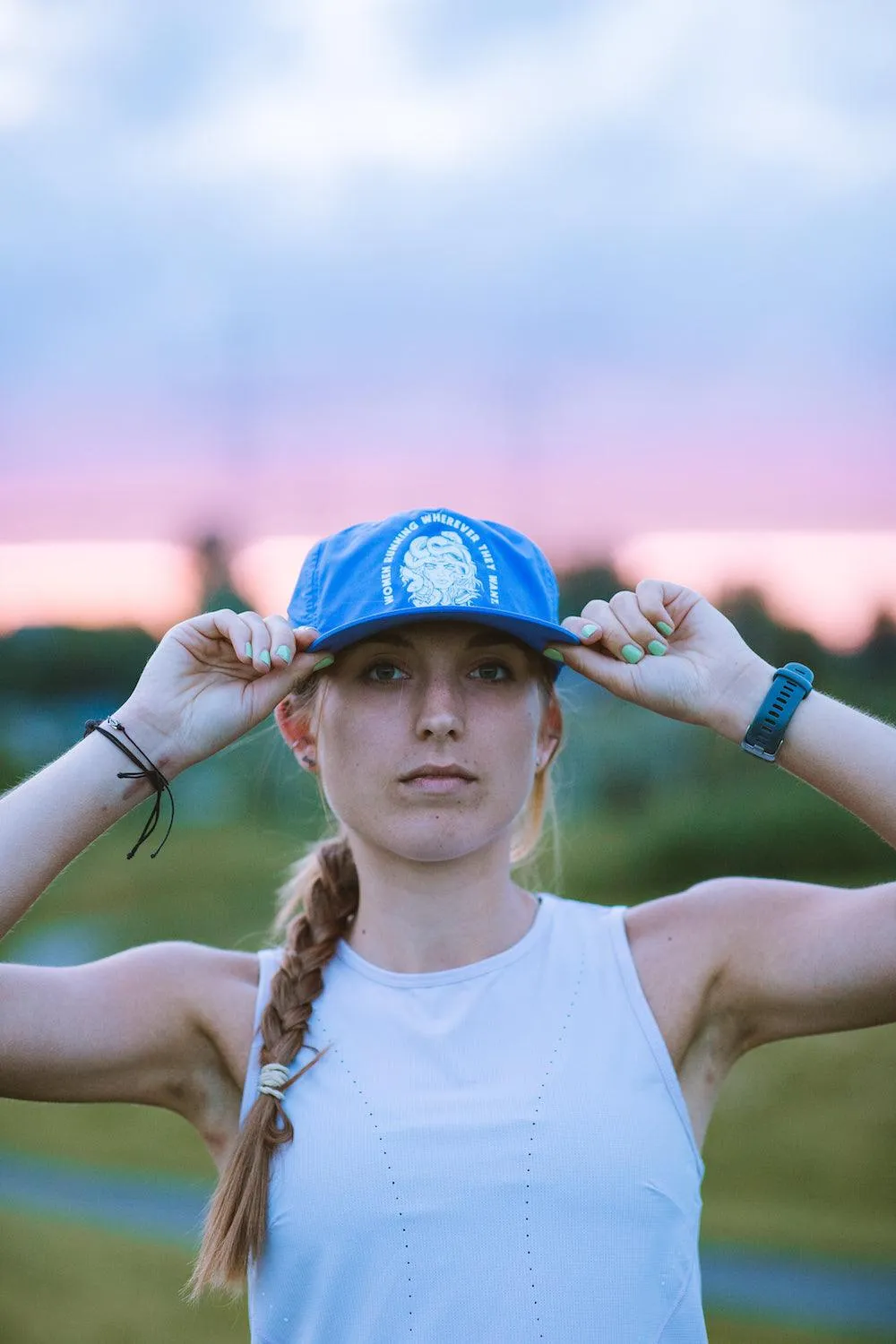 Women Running Wherever They Want Nylon Run Cap