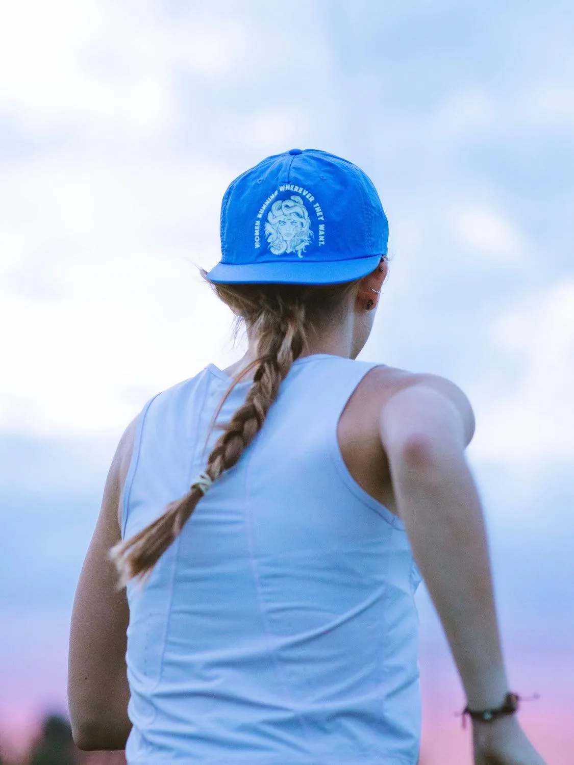 Women Running Wherever They Want Nylon Run Cap