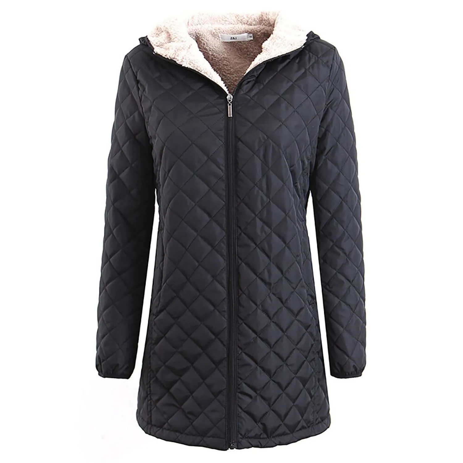 Women's Winter Casual Hooded Zipper Parka
