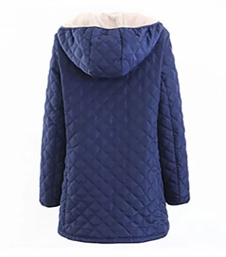 Women's Winter Casual Hooded Zipper Parka