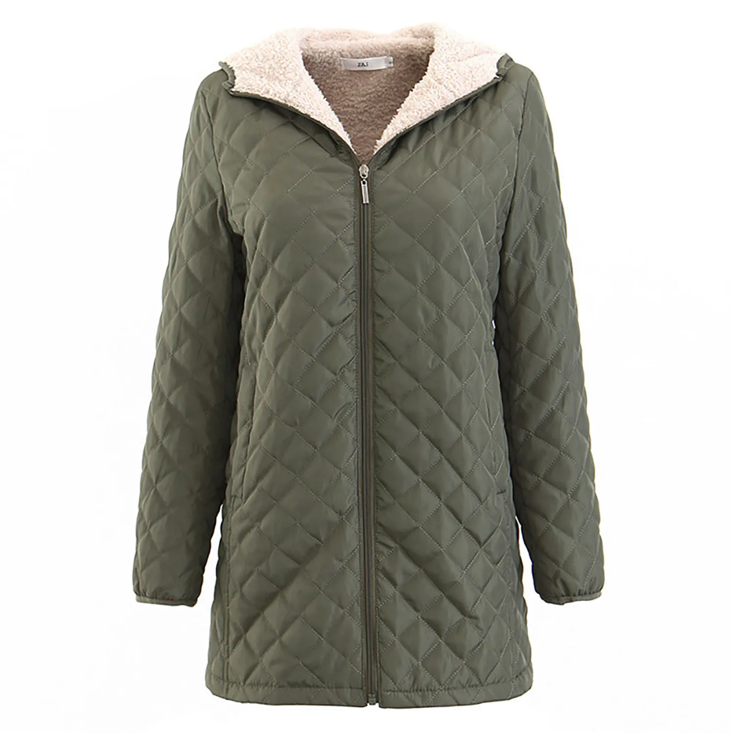 Women's Winter Casual Hooded Zipper Parka