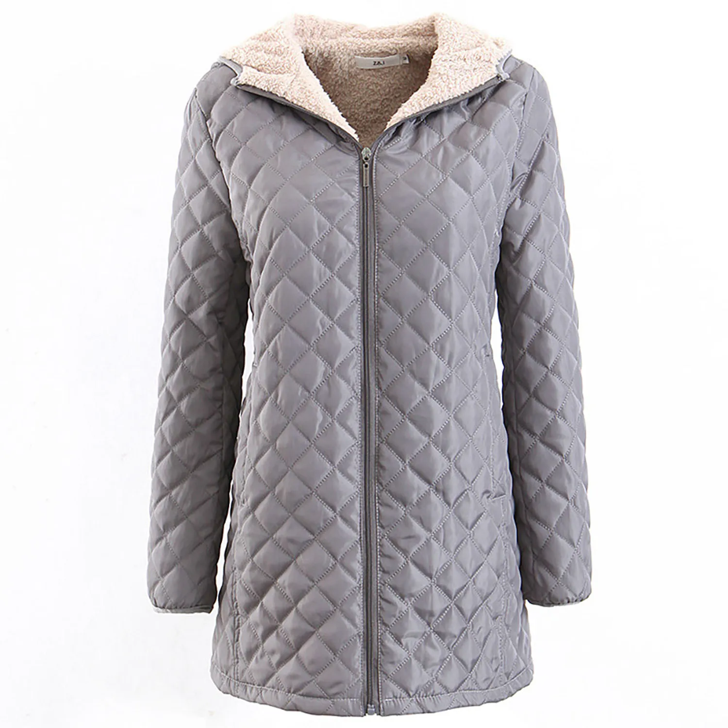 Women's Winter Casual Hooded Zipper Parka