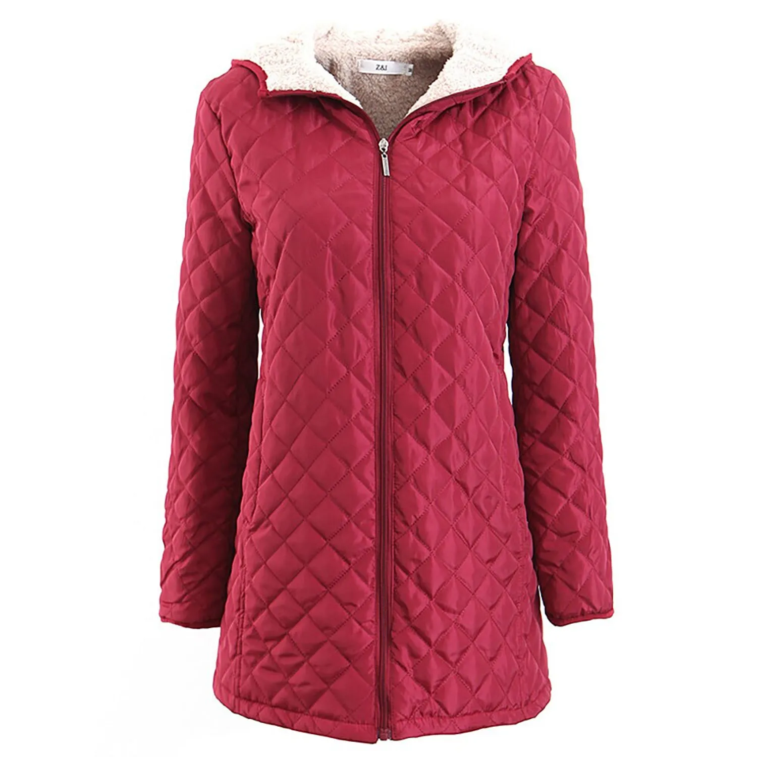 Women's Winter Casual Hooded Zipper Parka